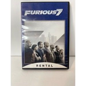 Furious 7 Car Racing Action DVD The Rock Movie Night Exciting & Suspenseful Film